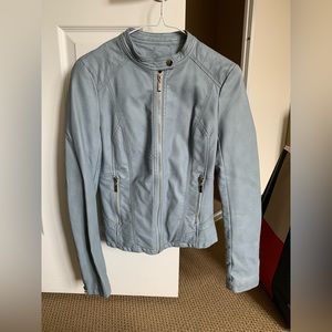 Moto style jacket size XXS from Le Chateau (Fits like XS). Perfect condition.